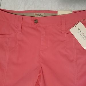 Royal Robbins Discovery Stretch Nylon Capri Pants "Wild Rose" Sz 12 NWT